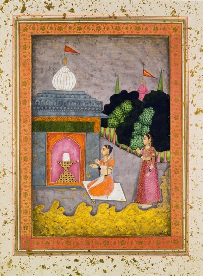 Bhairavi Ragini, ca. 1760 von Mughal School